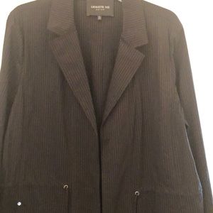 Pinstripe Jacket from LAFAYETTE XL